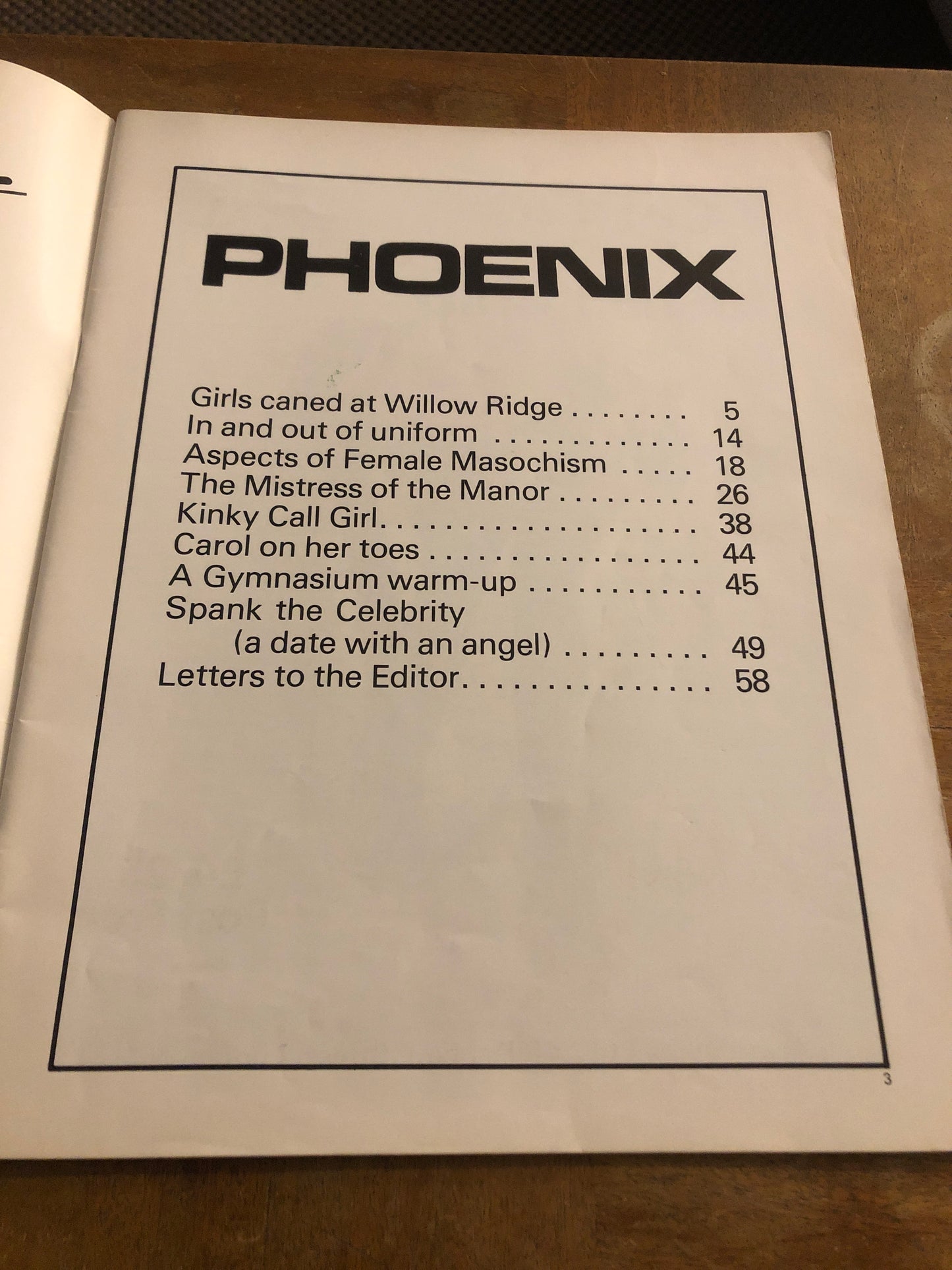 Phoenix Magazine No 12 - Amorbourne Publisher