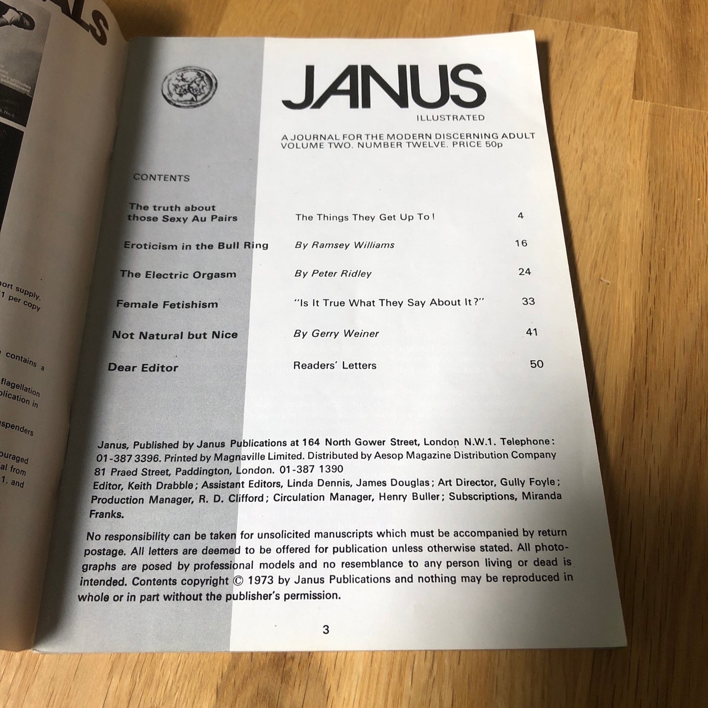 Janus Magazine Vol 2 No 12