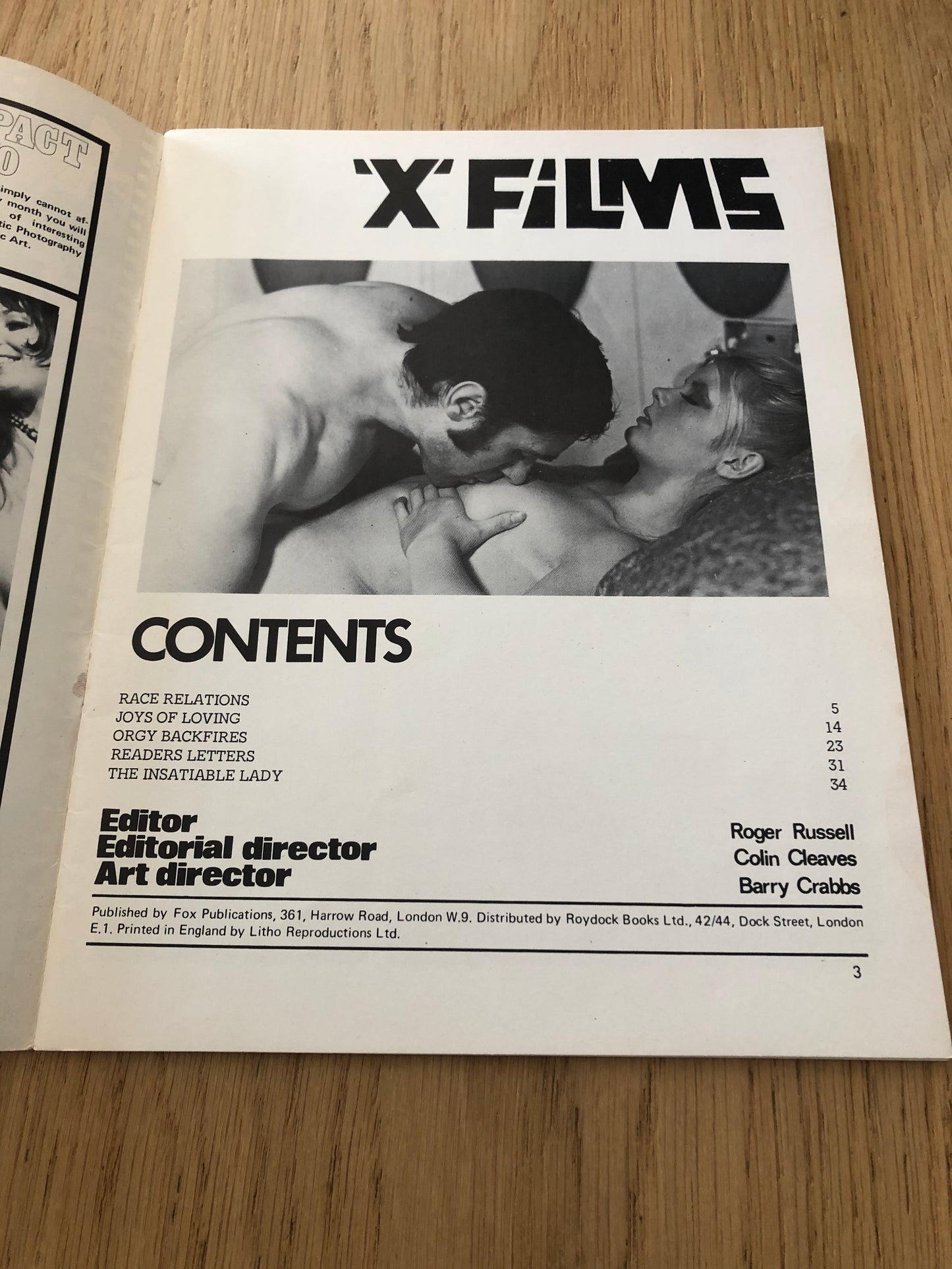 X Films Magazine Vol 1 No 10 - Litho Publications