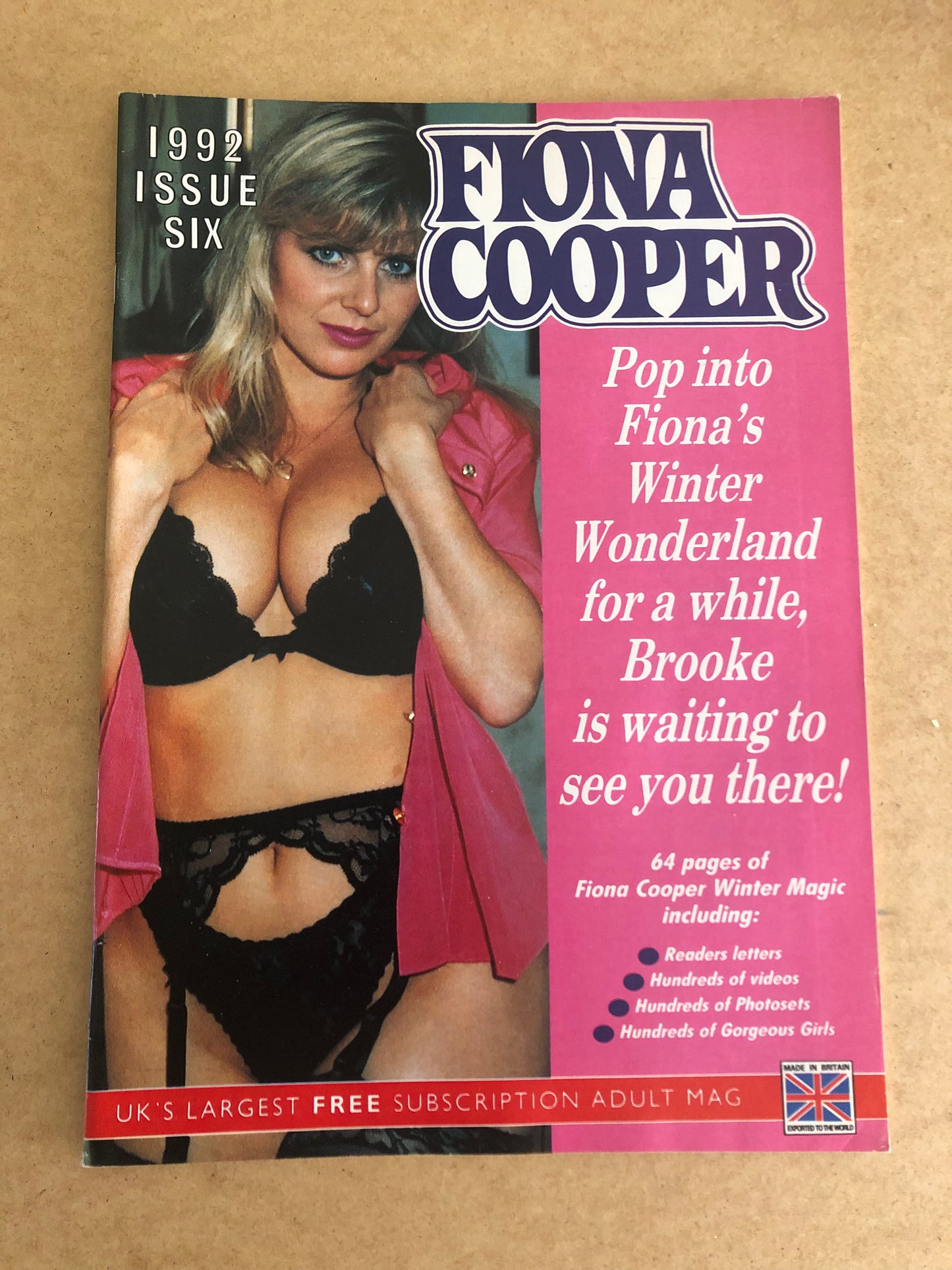Fiona Cooper Magazine 1992 Issue 6