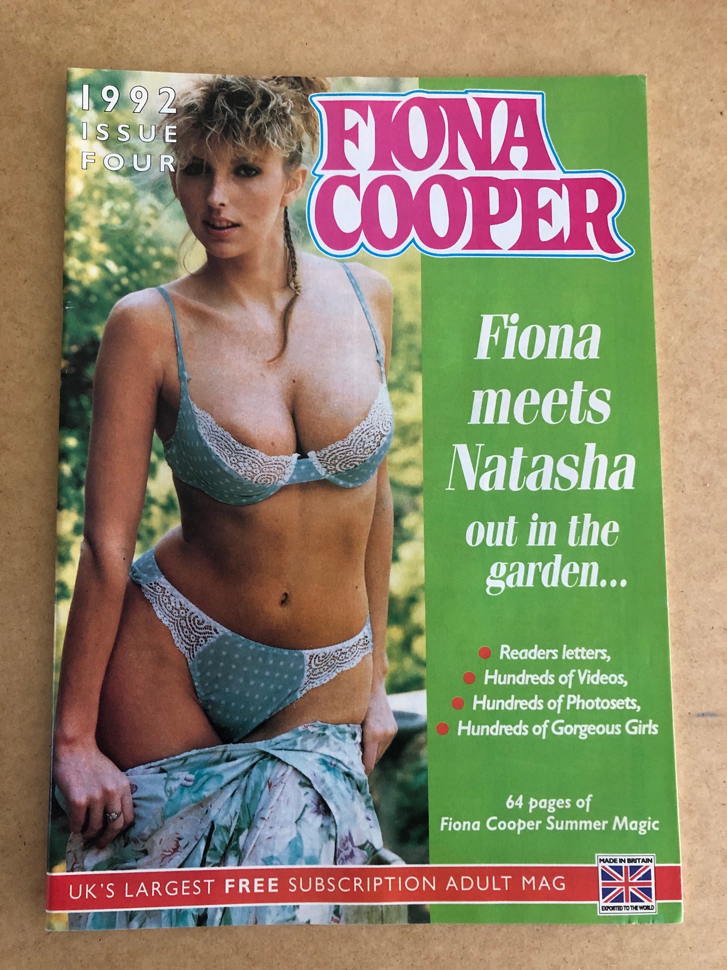 Fiona Cooper Magazine 1992 Issue 4