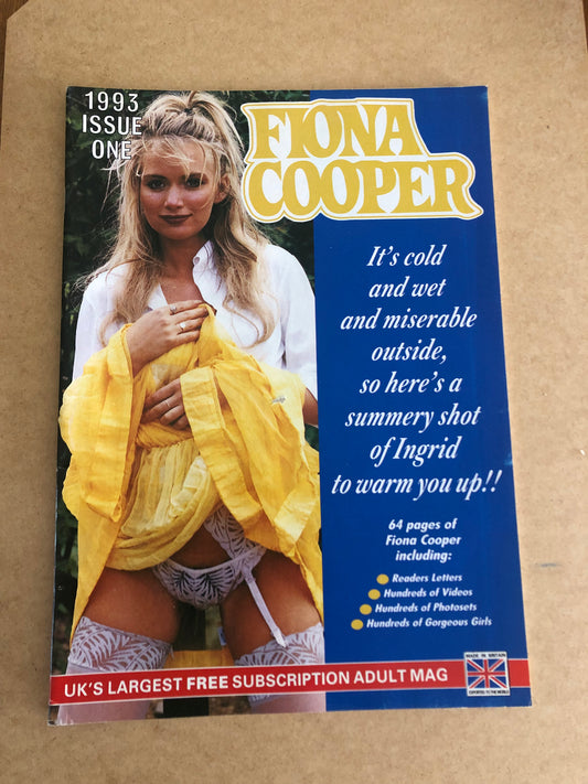 Fiona Cooper Magazine 1993 Issue 1