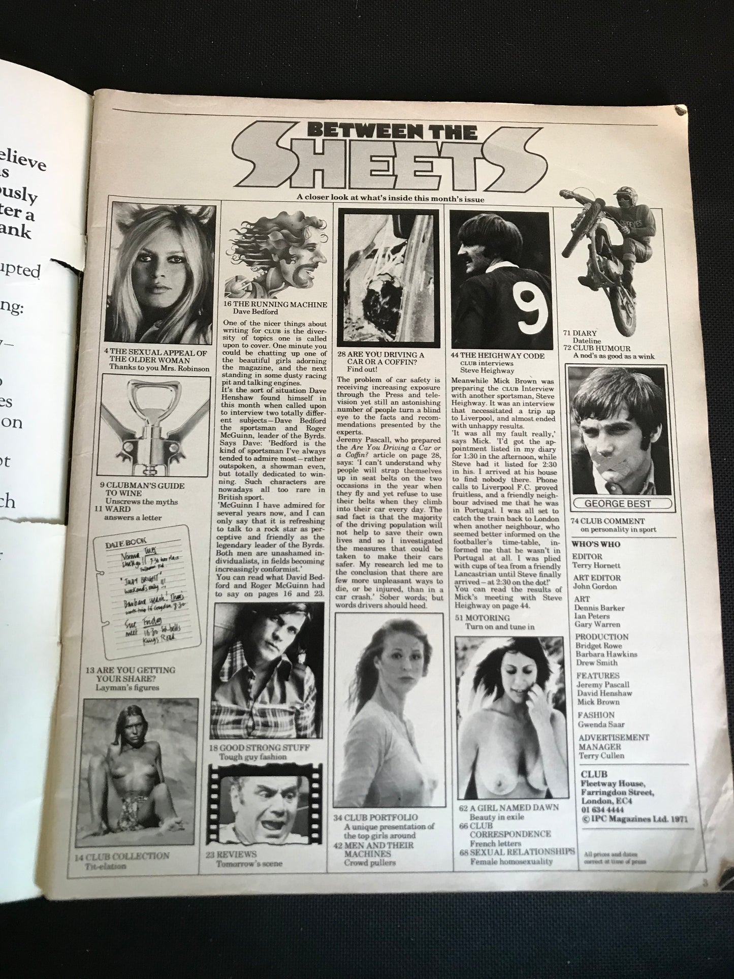 Club International Magazine October 1971